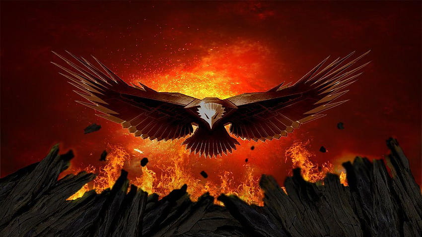 Fire Eagle by StrikerzZart 高画質の壁紙
