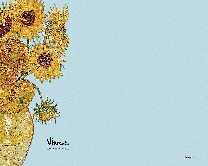Van Gogh Sunflowers, sunflower vans HD wallpaper