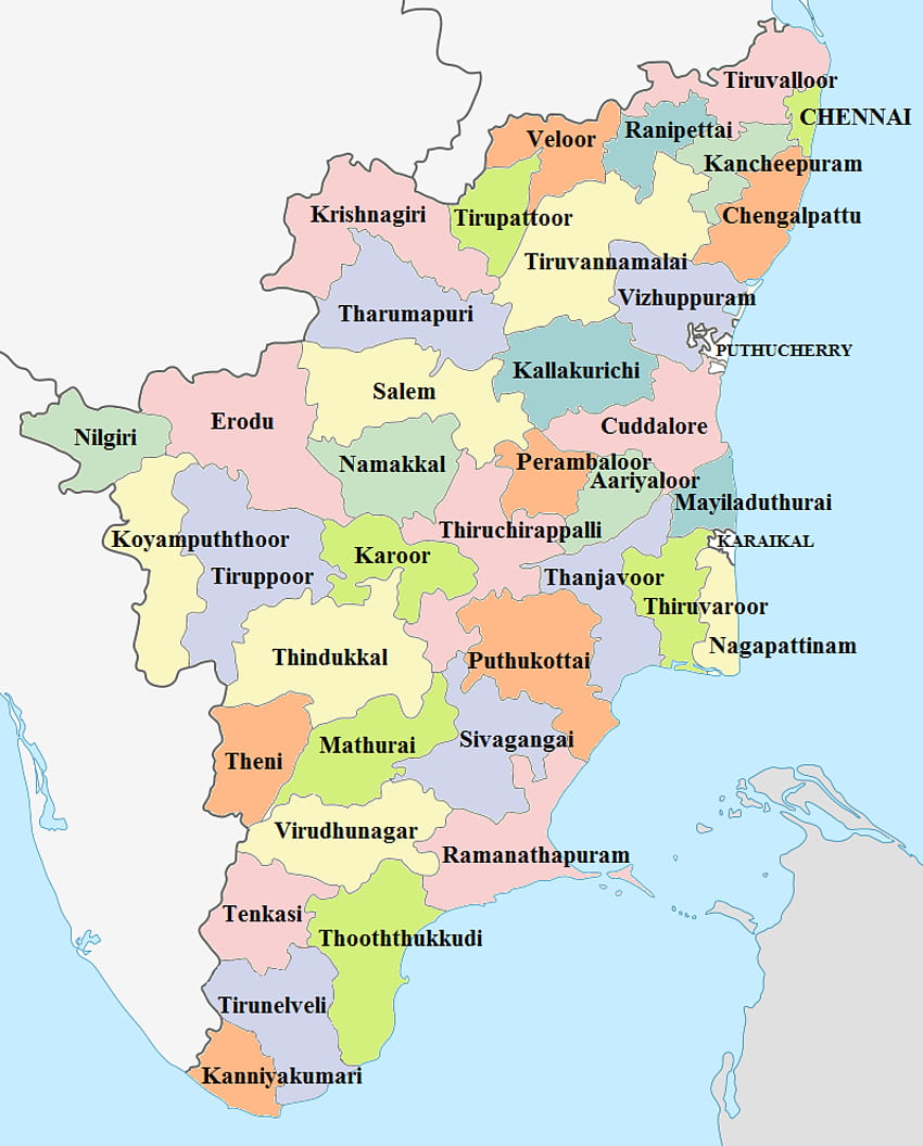 Tamil Nadu Day, tamilnadu map HD phone wallpaper