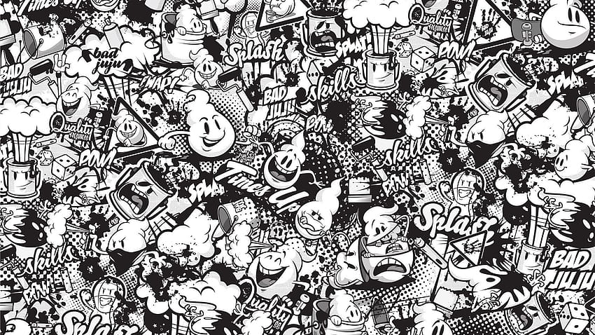 Latar Belakang Doodle Komputer, doodle pc Wallpaper HD