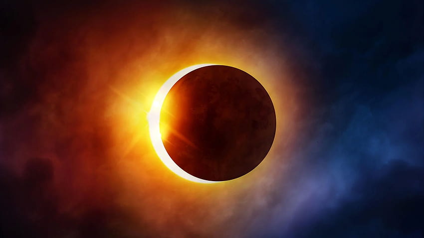 Eclipse solar 20 fondo de pantalla