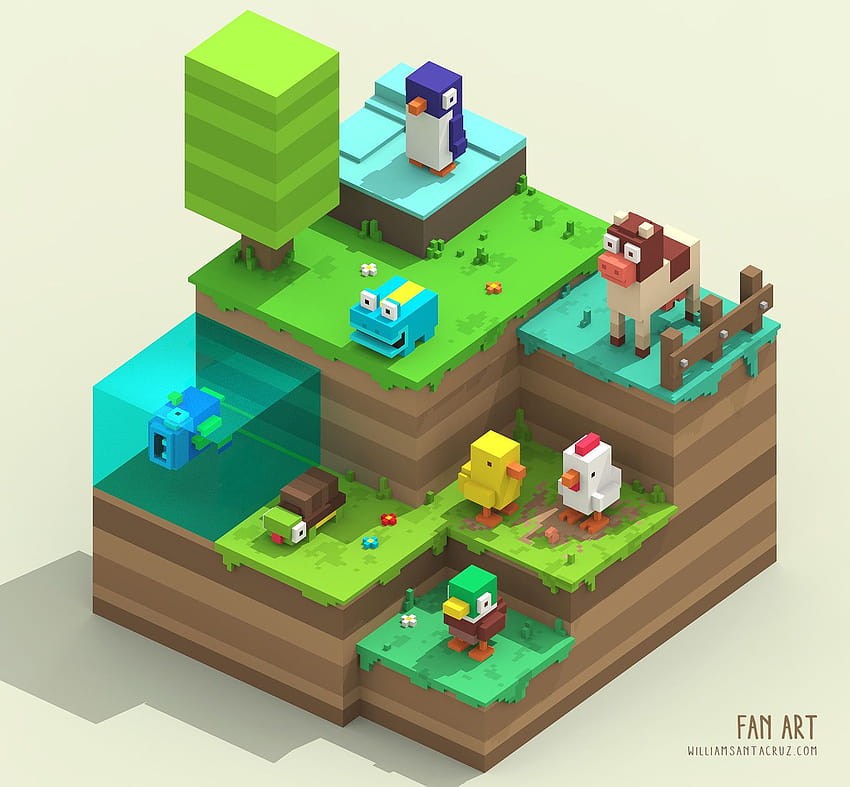 ArtStation, crossy road characters HD wallpaper | Pxfuel