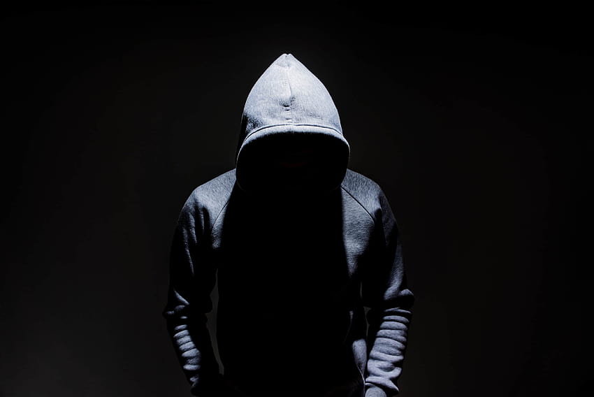 Schwarzer Hoodie-Mann, Anomie HD-Hintergrundbild