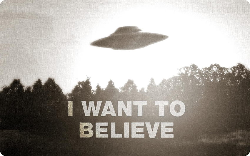 I want to believe, x files HD wallpaper