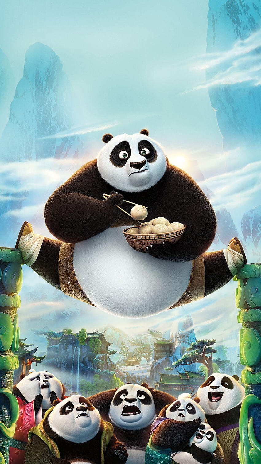 Kungfu Panda Art Illust Film Disney Iphone. HD-Handy-Hintergrundbild