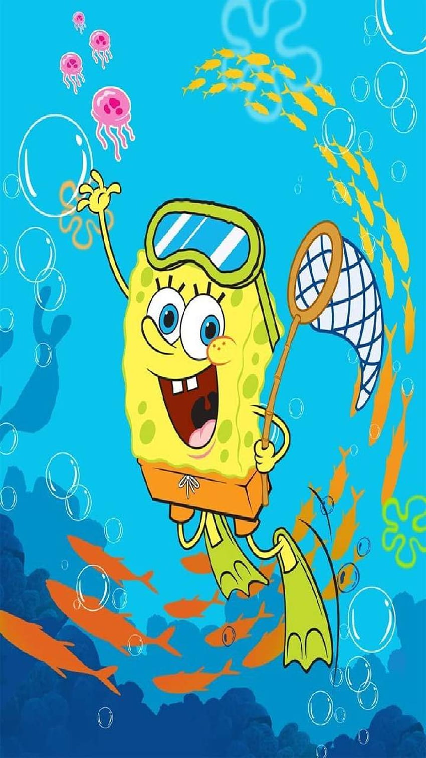 SpongeBob Summer autorstwa SergioLopeza21 Tapeta na telefon HD