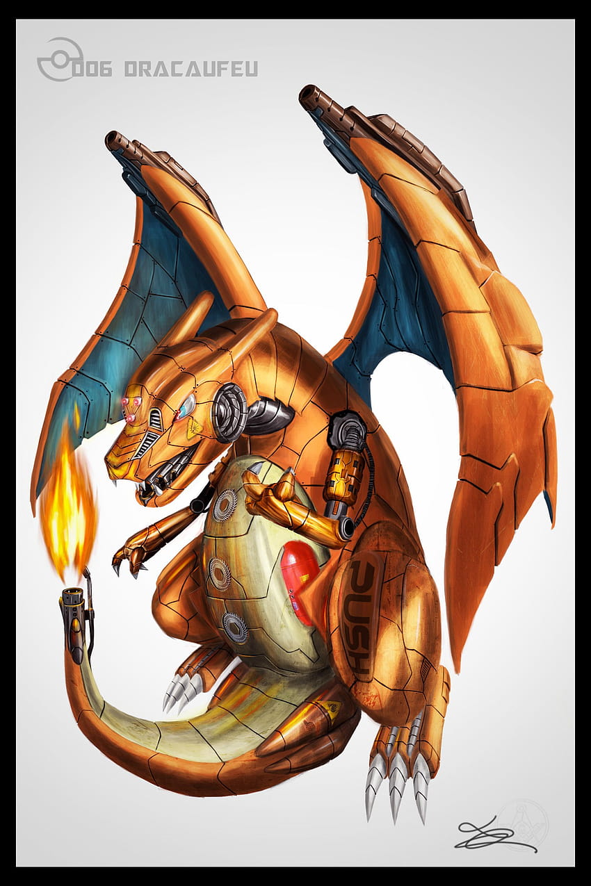 robot charizard