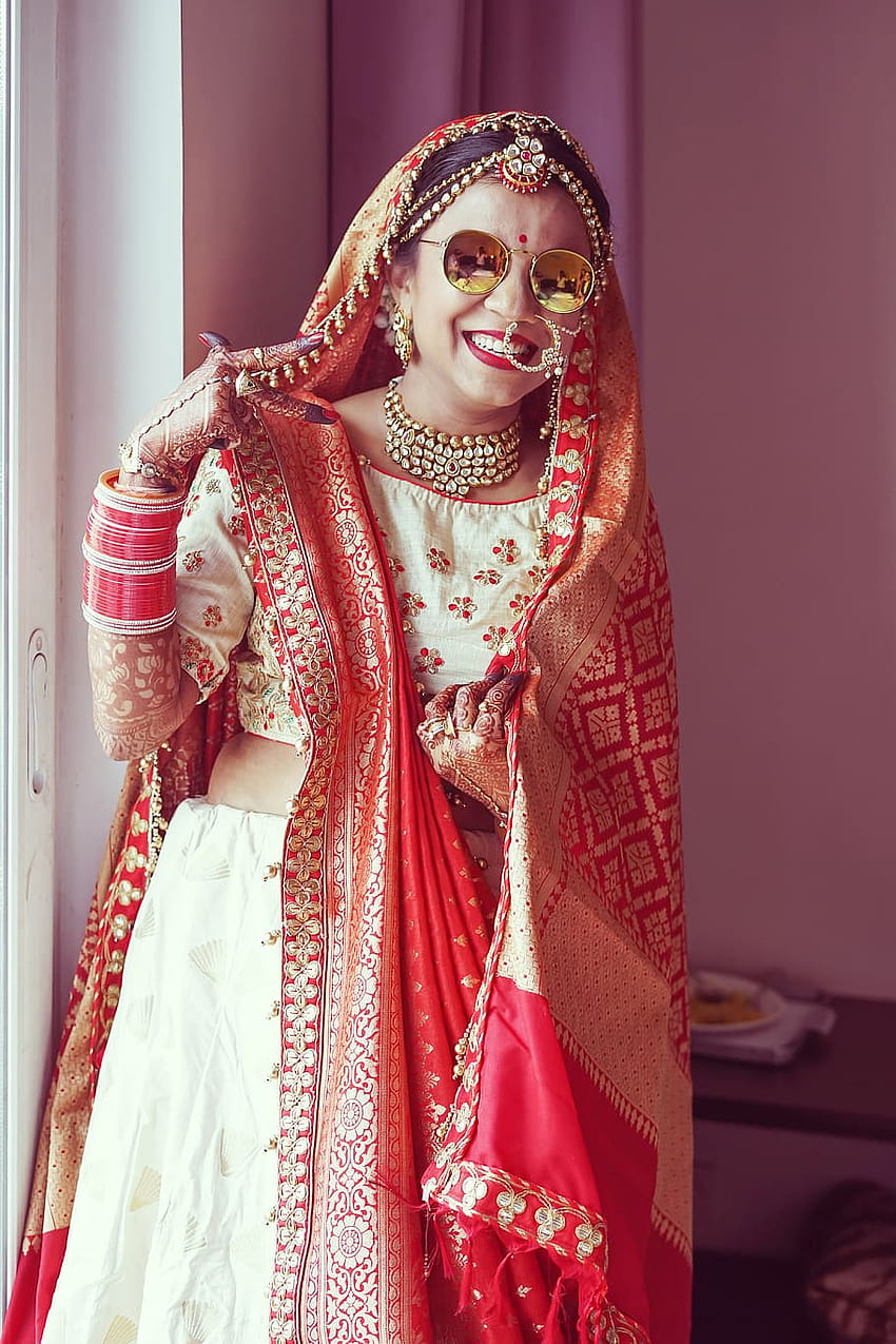 : bride, indian, swaag, looks, traditional clothing, indian married women HD phone wallpaper