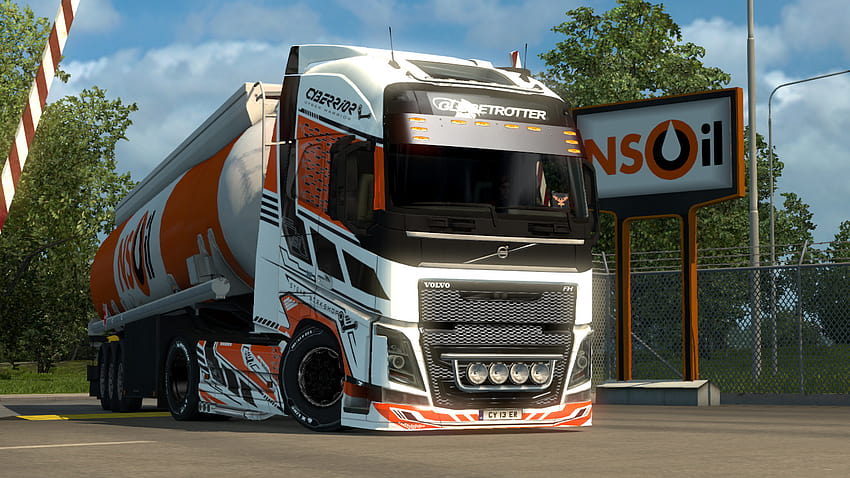 Euro Truck Simulator 2, camion Sfondo HD