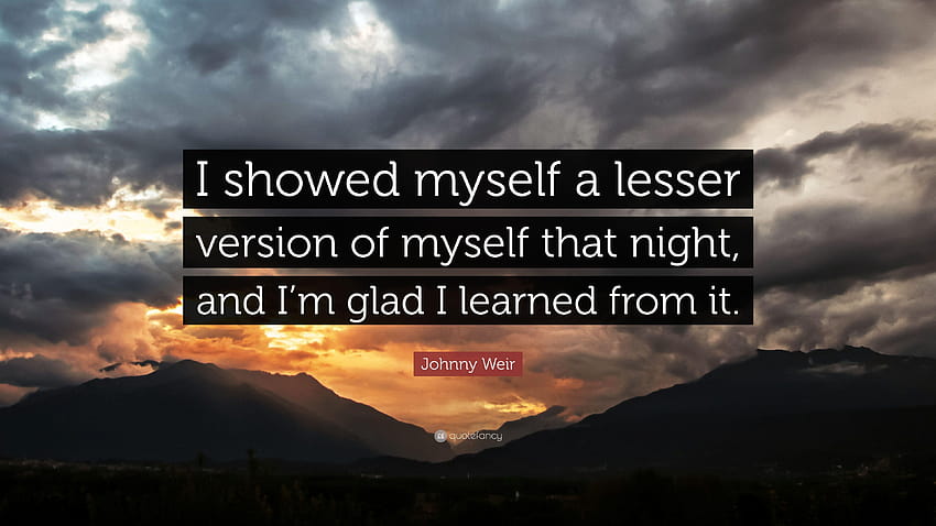 Johnny Weir Quote: “I showed myself a lesser version of myself HD wallpaper