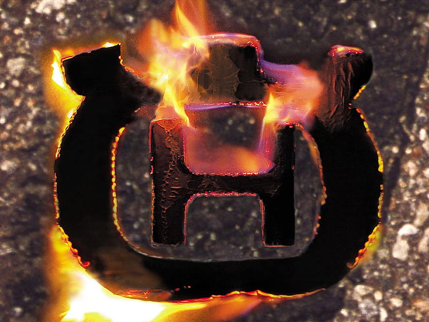 logotipo Husqvarna papel de parede HD