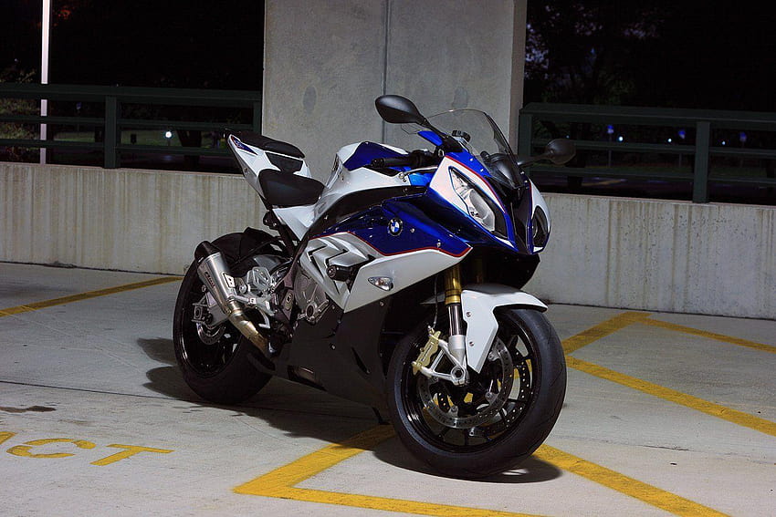BMW S1000RR superbike motocicletta muscolare Sfondo HD