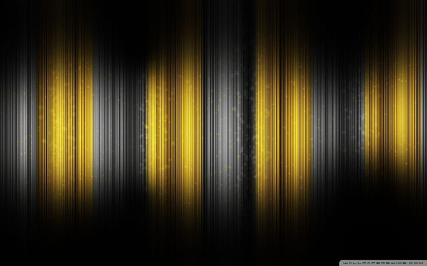Black And Yellow Abstract ❤ per Ultra, giallo nero Sfondo HD