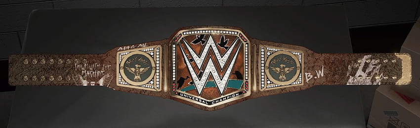 PS4] Uploaded this Custom Bray Wyatt Universal Championship, Hashtags in comments. HD wallpaper
