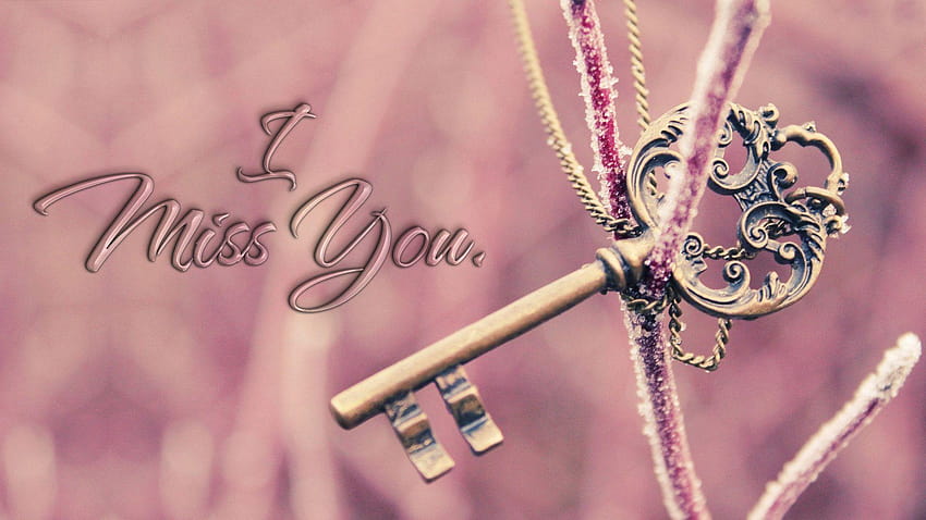 I Miss You with Quotes, pagalworld love HD wallpaper