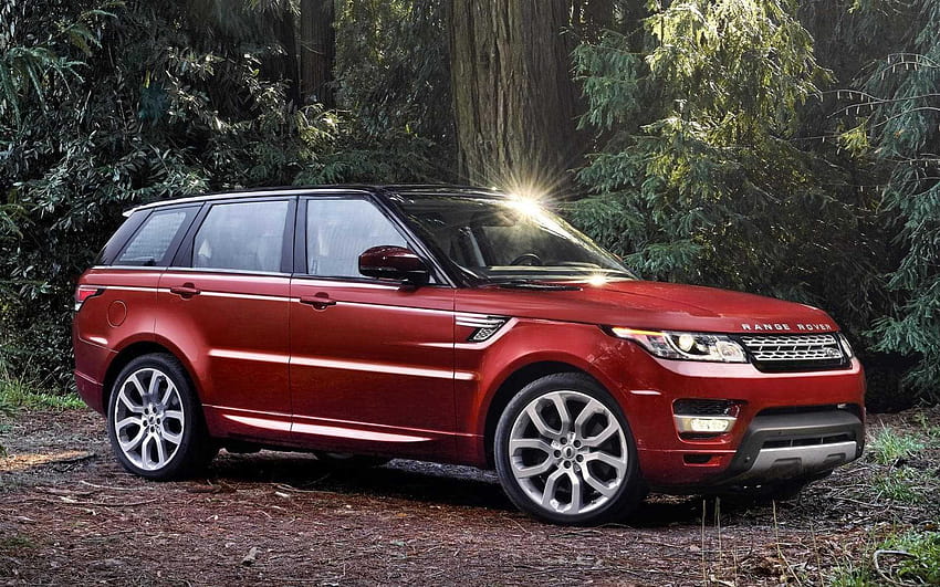 Range Rover rojo fondo de pantalla