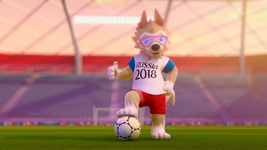 Zabivaka the Wolf – Official Mascot for 2018 FIFA World Cup, fifa world cup 2018 HD wallpaper
