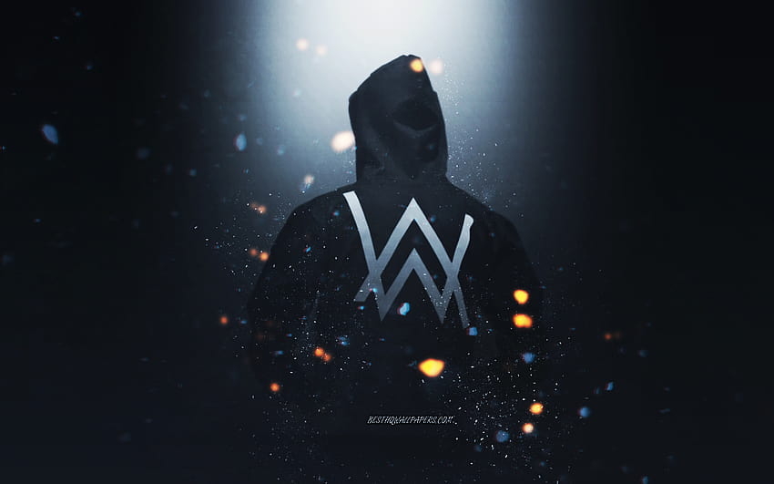 Alan Walker, DJ inglês, Creative Mystic Art, alan walker dj logo papel de parede HD