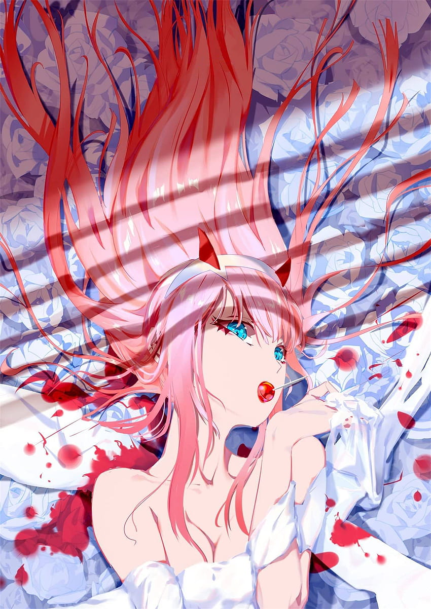 Darling Anime Zero Two, darling in the franxxx phone HD phone wallpaper
