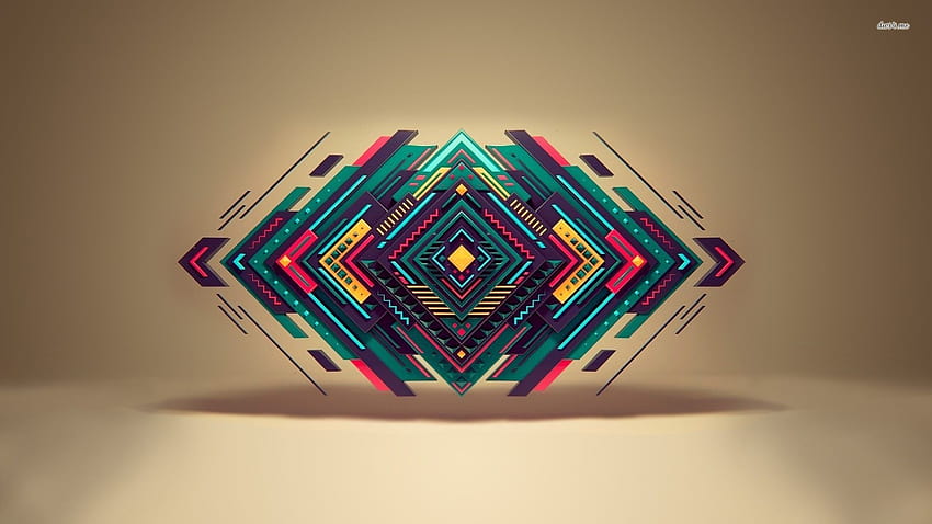 WoowPaper: 3d Geometric, minimalist sacred geometry HD wallpaper
