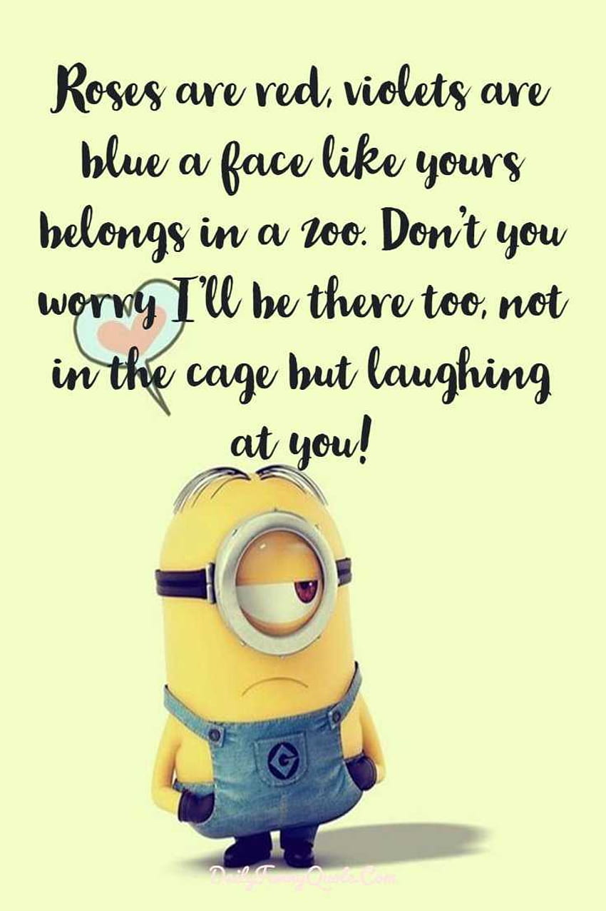 40 Funny Quotes Minions And Short Funny Words – Daily Funny Quotes ...