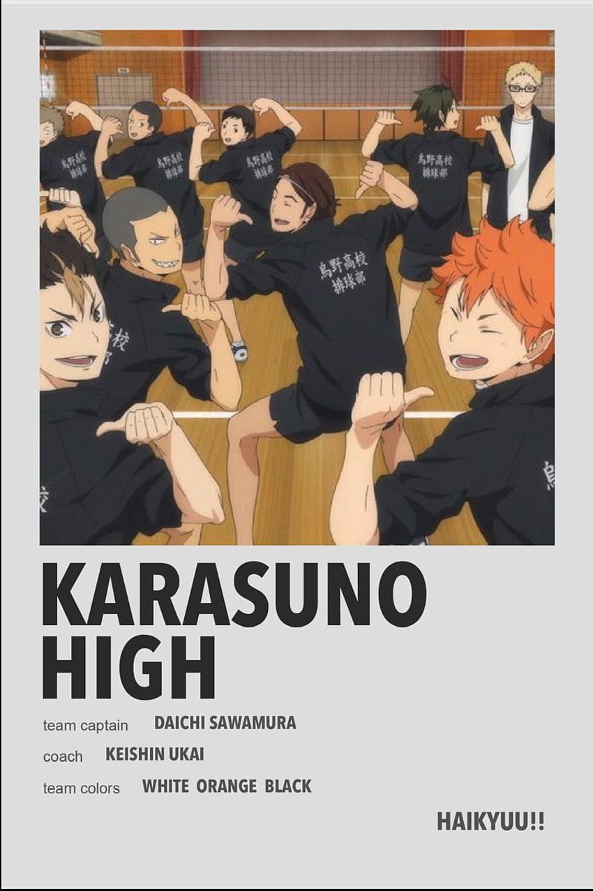 Karasuno High in 2020, haikyuu poster HD phone wallpaper | Pxfuel