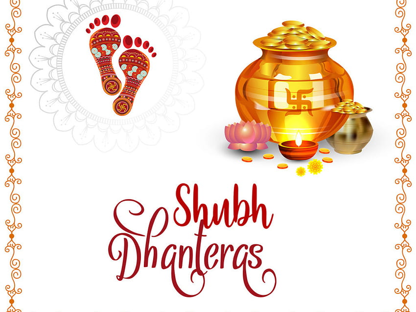 Happy Dhanteras 2020: życzenia, wiadomości, cytaty, status na Facebooku i Whatsapp Tapeta HD