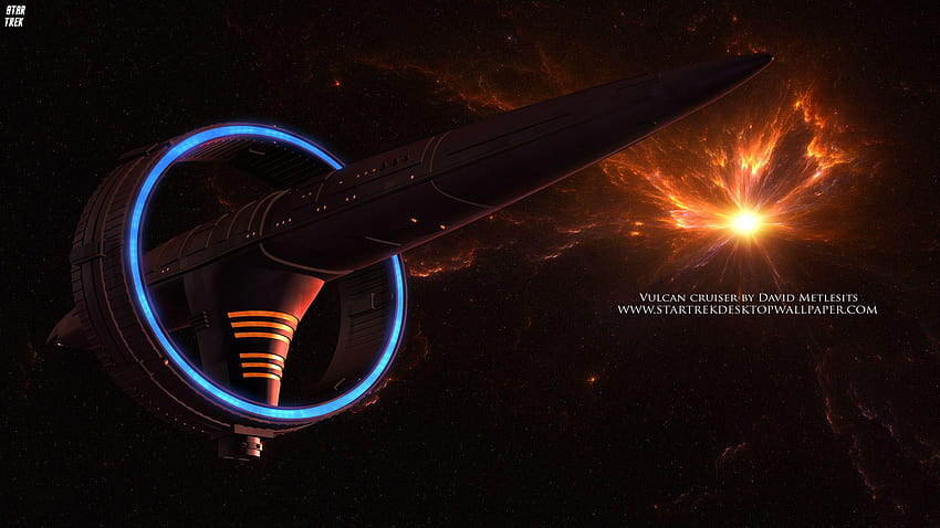 Star Trek Vulcan Cruiser, navire vulcain 1920x1080 Fond d'écran HD