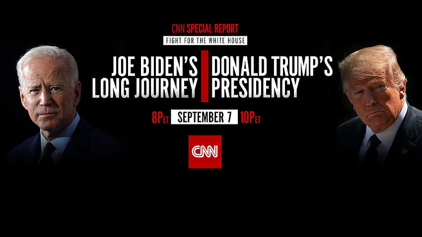 CNN presenta dos reportajes especiales: “Lucha por la Casa Blanca: el largo viaje de Joe Biden” y “Lucha por la Casa Blanca: la presidencia de Donald Trump” fondo de pantalla