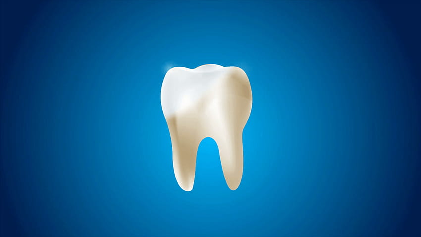 4 K Animation Clean And Dirty Tooth For Whitening And Protection HD wallpaper