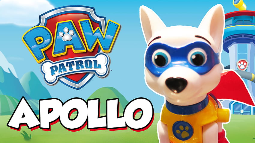 Paw Patrol Nickelodeon Paw Patrol New Pup Apollo New Paw Patrol Toy Video  Reveal : Justin Evans, Justin Evans: Movies & Tv, Apollo Paw Patrol Hd  Wallpaper | Pxfuel