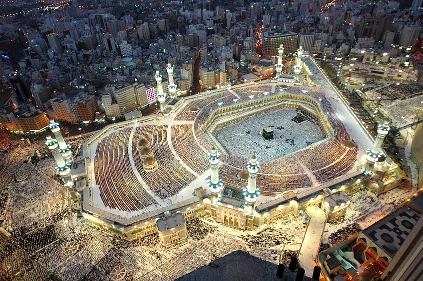The Grand Mosque in Mecca, Saudi Arabia, Hajj and Umrah, worship and  getting closer to God,