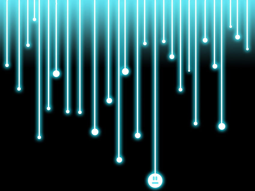 Teal Neon on Dog, black and teal HD wallpaper