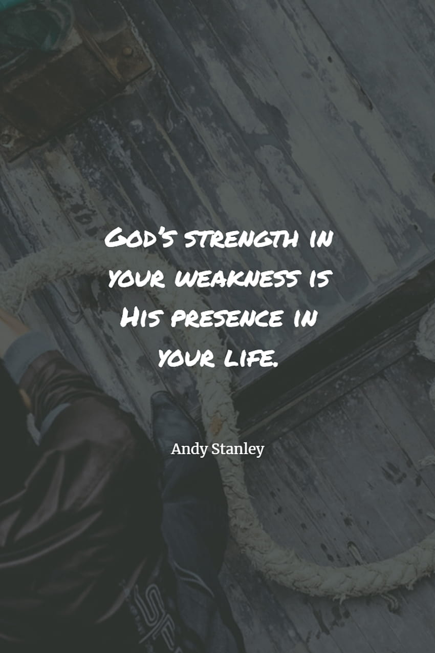 Top 42 Christian Quotes about Strength, strength god power quote ...