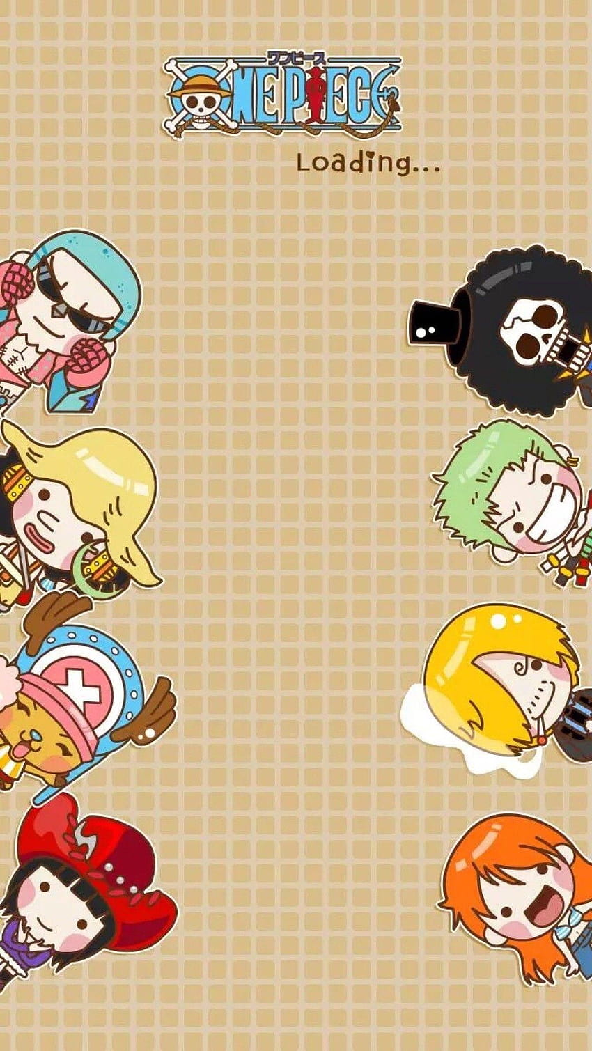 One Piece iPhone, luffy chibi HD phone wallpaper