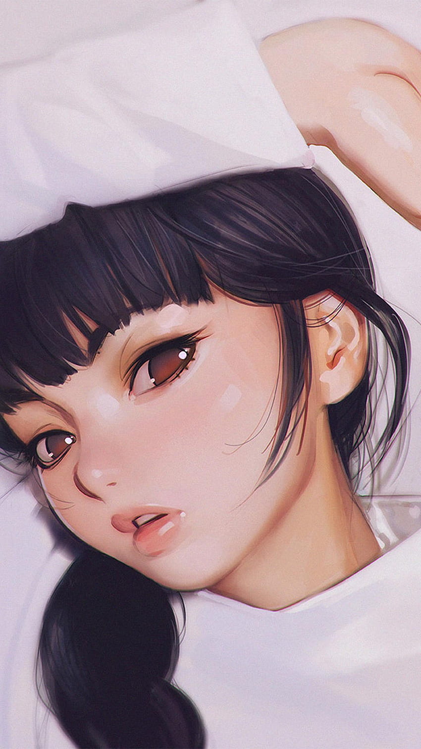 Anime Girl Digital Art Wallpaper 4k Ultra HD ID:9790