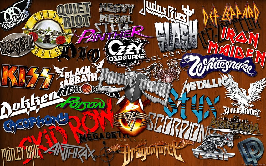 Band Logo Group, cool rock band logos HD wallpaper | Pxfuel