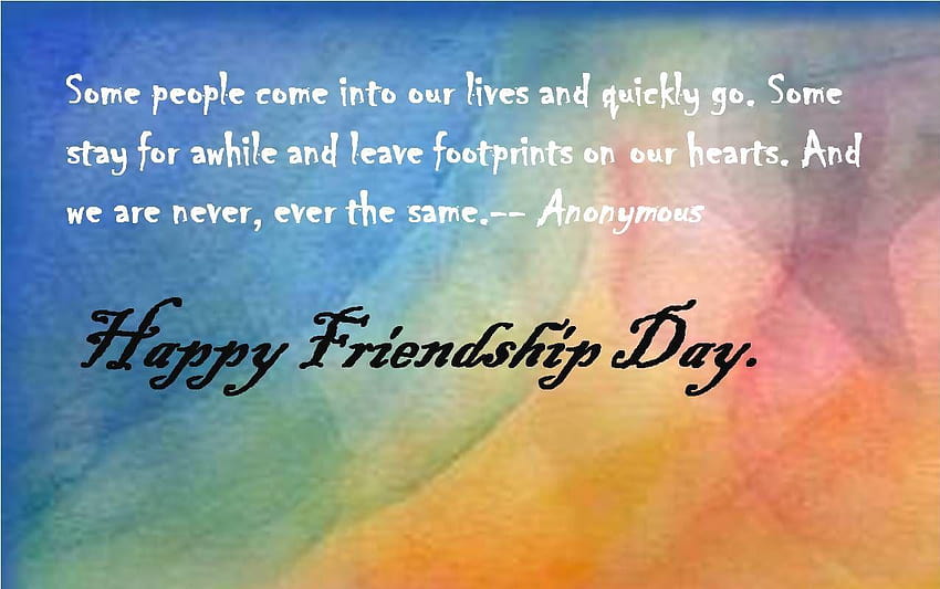 Happy Friendship Day 2017 Quotes Wishes Messages Sayings Status, think diffrent in frndship HD wallpaper