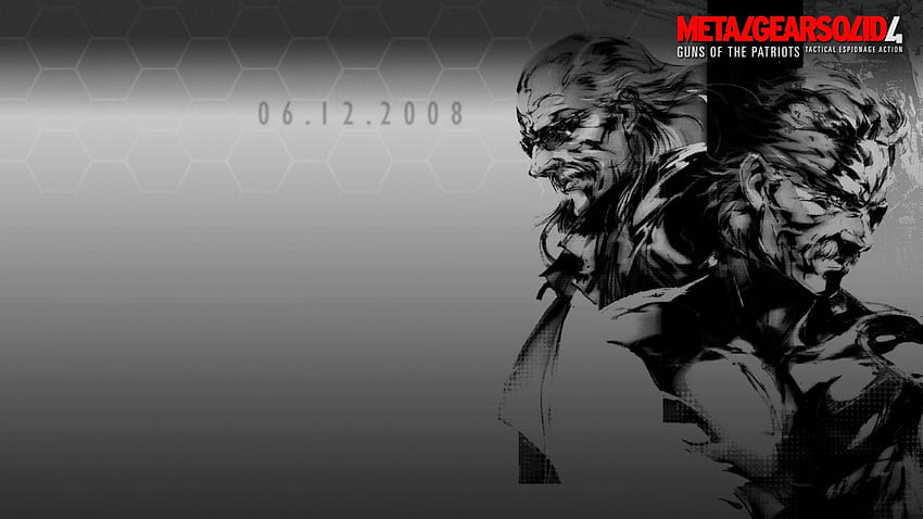 Metal Gear Solid Pistolets des Patriots x, Metal Gear Solid 4 1920x1080 Fond d'écran HD