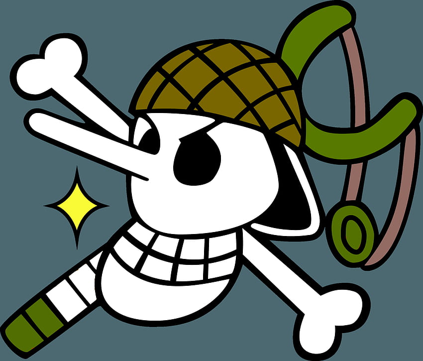 ONE PIECE, Bandiere pirata di Mugiwara/Pirata di Cappello di Paglia, bandiera pirata con cappello di paglia Sfondo HD