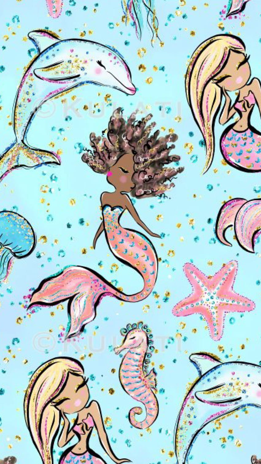 Sirenas sireias mermaids, unicorn fairy mermaid HD phone wallpaper