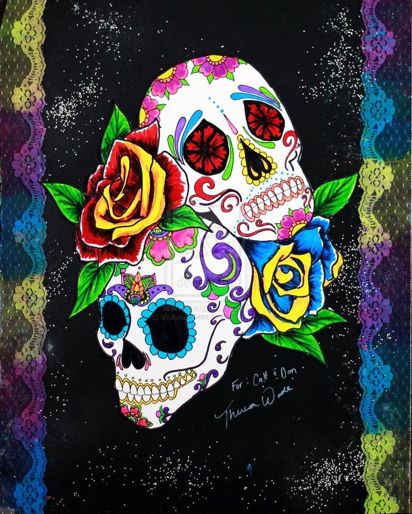 desktop wallpaper 4 sugar skull sugar skull iphone