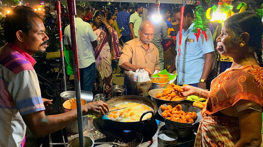 MADURAI STREET FOOD, India, makanan jalanan India Wallpaper HD