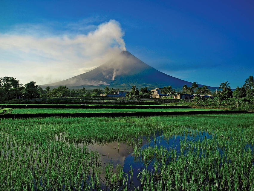 Mayon Volcano HD wallpaper