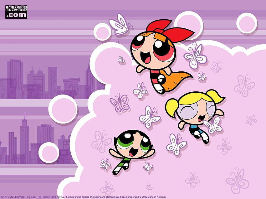 Bubbles Powerpuff Girls, мощните момичета HD тапет