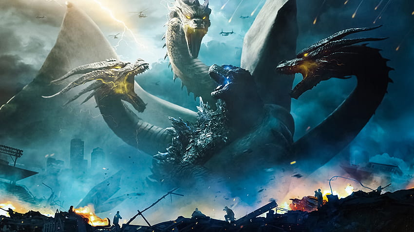 Godzilla King Of The Monsters, godzilla planeta potworów Tapeta HD