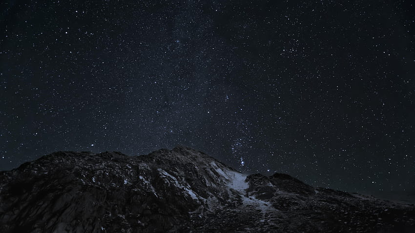 Starry night Retina Ultra, minimal starry HD wallpaper