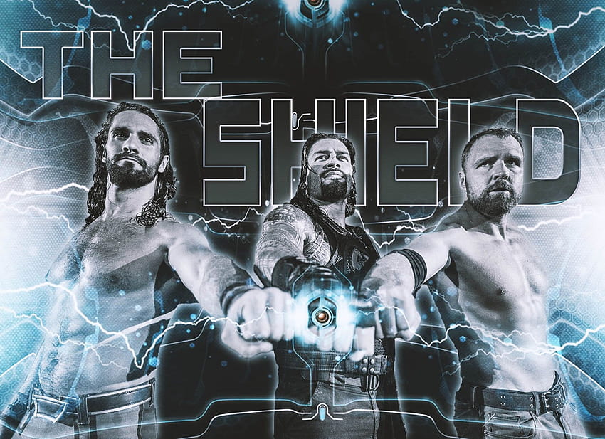 The Shield: Seth Rollins Roman Reigns & Dean Ambrose สายเลือด wwe วอลล์เปเปอร์ HD