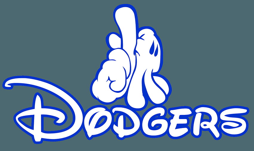 Mickey Hands LA Dodgers by suggesteez HD wallpaper