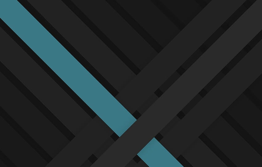 Line, blue, black, geometry, design, material for, black geometry HD ...